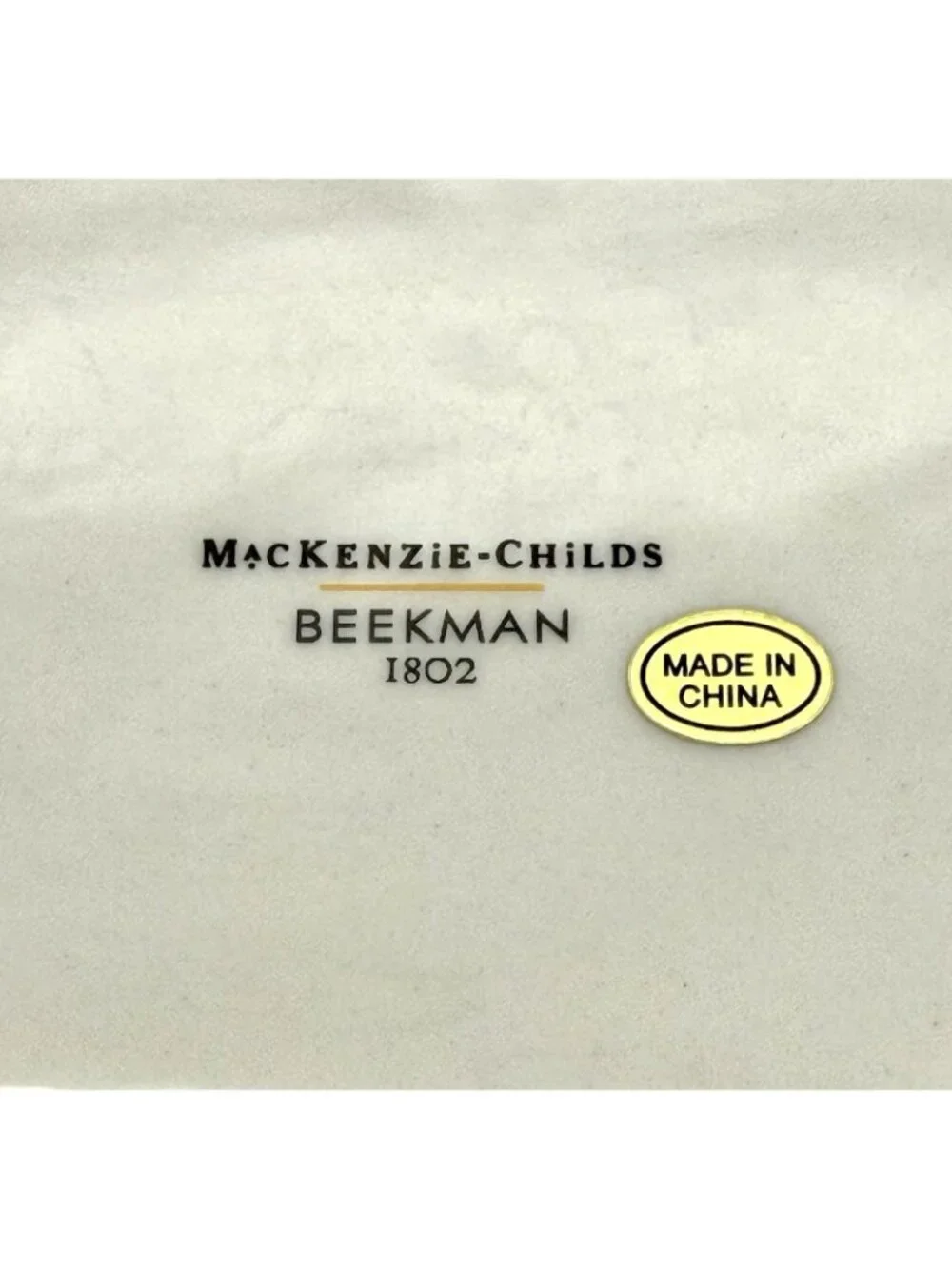 Mackenzie-Childs Beekman Single Soap Dish - 5.75